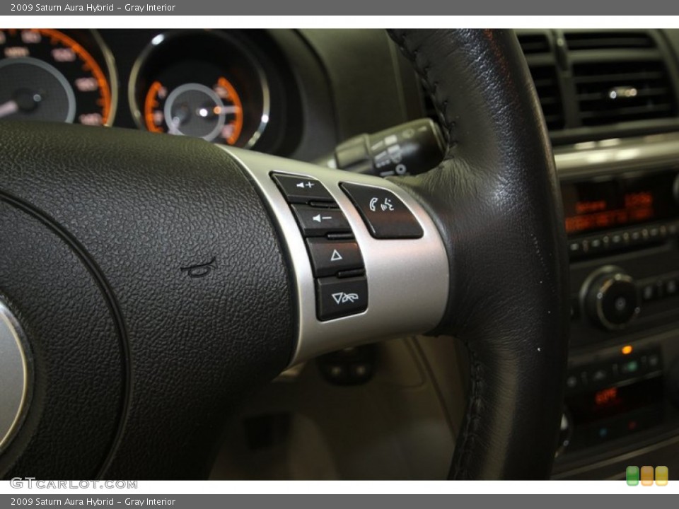 Gray Interior Controls for the 2009 Saturn Aura Hybrid #83311575