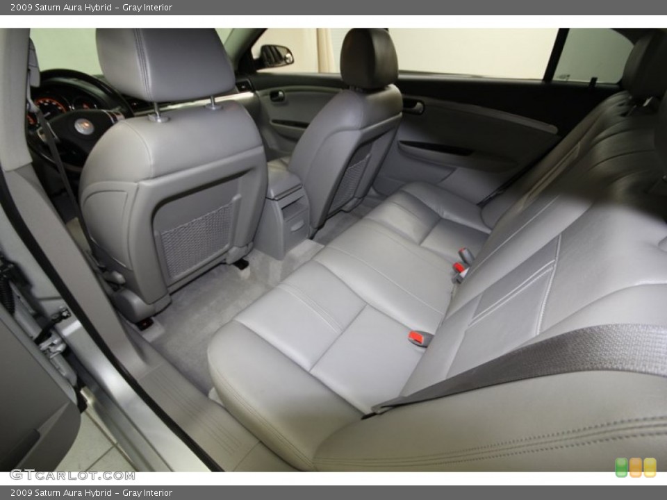 Gray Interior Rear Seat for the 2009 Saturn Aura Hybrid #83311601