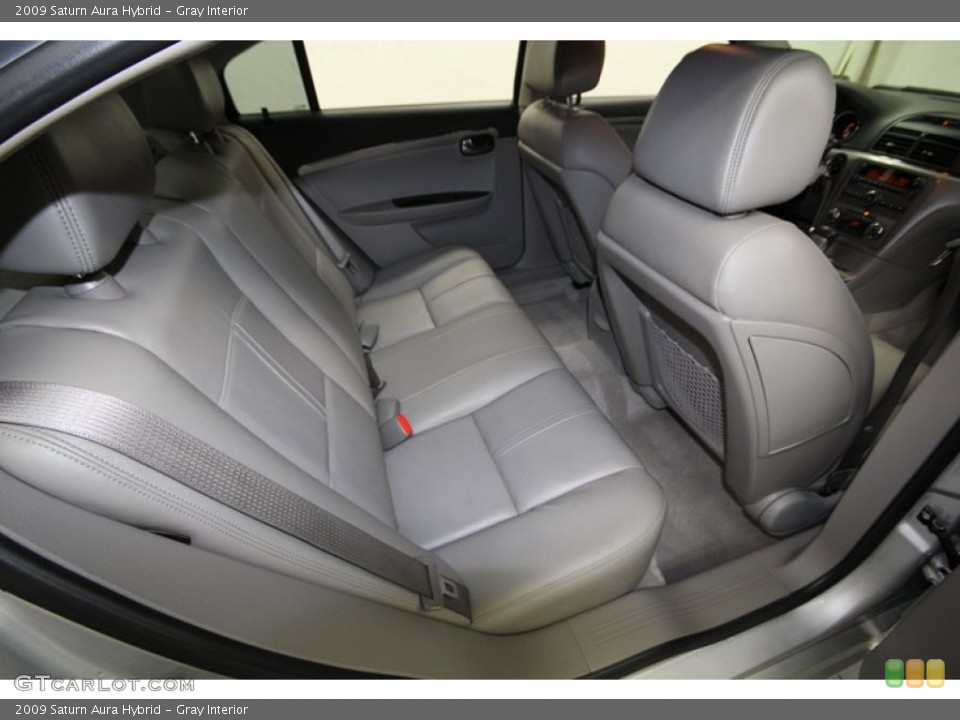 Gray Interior Rear Seat for the 2009 Saturn Aura Hybrid #83311674