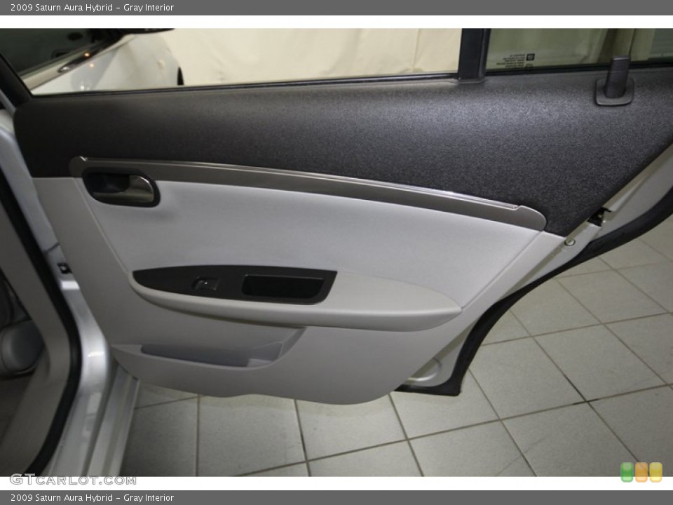 Gray Interior Door Panel for the 2009 Saturn Aura Hybrid #83311686