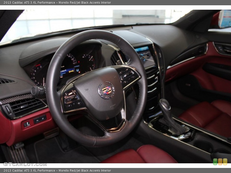 Morello Red/Jet Black Accents Interior Dashboard for the 2013 Cadillac ATS 3.6L Performance #83315571