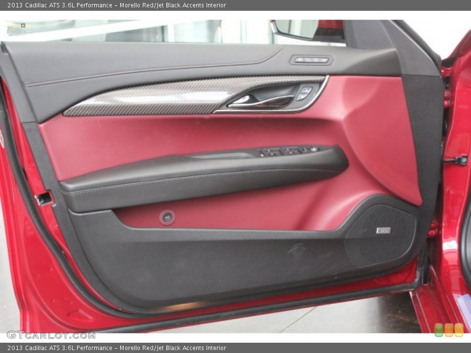 Morello Red/Jet Black Accents Interior Door Panel for the 2013 Cadillac ATS 3.6L Performance #83315580