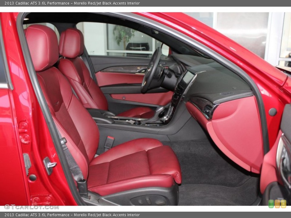 Morello Red/Jet Black Accents Interior Front Seat for the 2013 Cadillac ATS 3.6L Performance #83315589