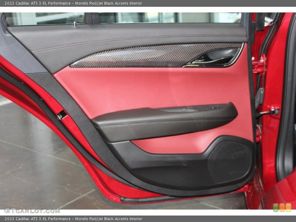 Morello Red/Jet Black Accents Interior Door Panel for the 2013 Cadillac ATS 3.6L Performance #83315592