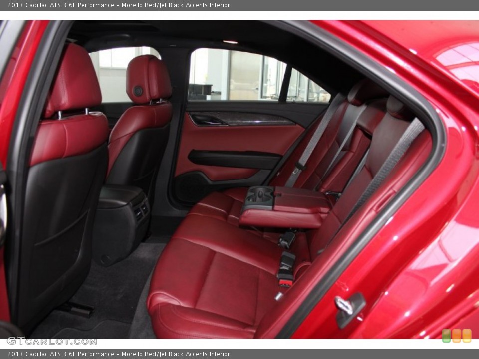 Morello Red/Jet Black Accents Interior Rear Seat for the 2013 Cadillac ATS 3.6L Performance #83315595