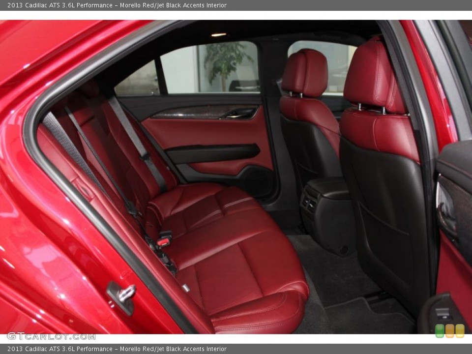 Morello Red/Jet Black Accents Interior Rear Seat for the 2013 Cadillac ATS 3.6L Performance #83315601