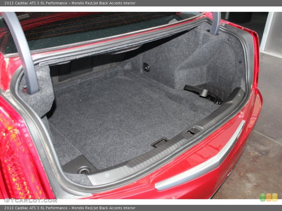 Morello Red/Jet Black Accents Interior Trunk for the 2013 Cadillac ATS 3.6L Performance #83315607