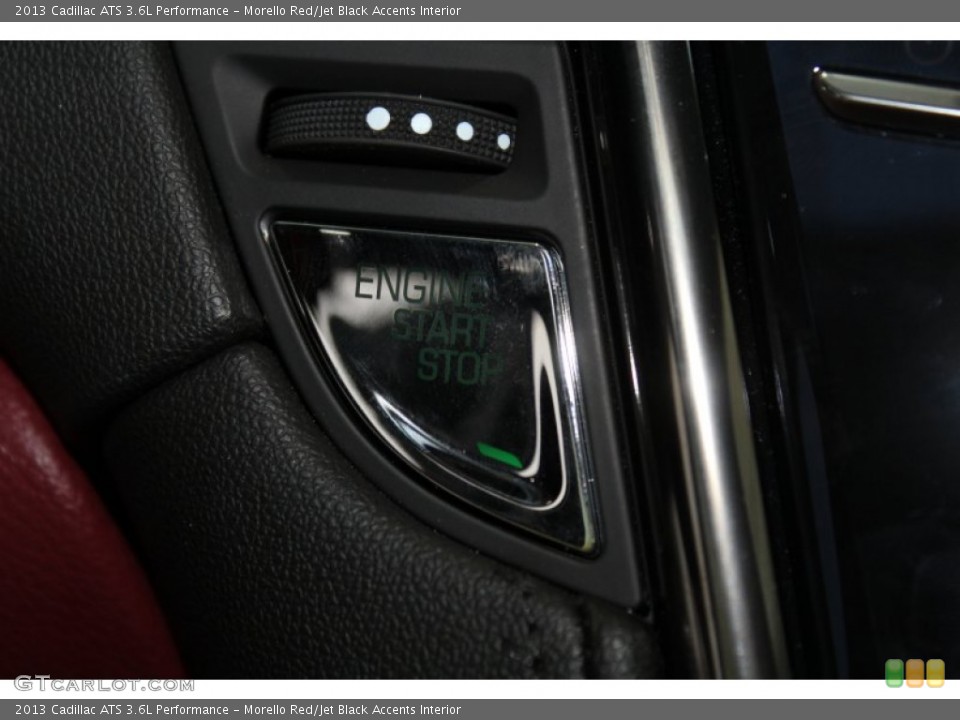 Morello Red/Jet Black Accents Interior Controls for the 2013 Cadillac ATS 3.6L Performance #83315616