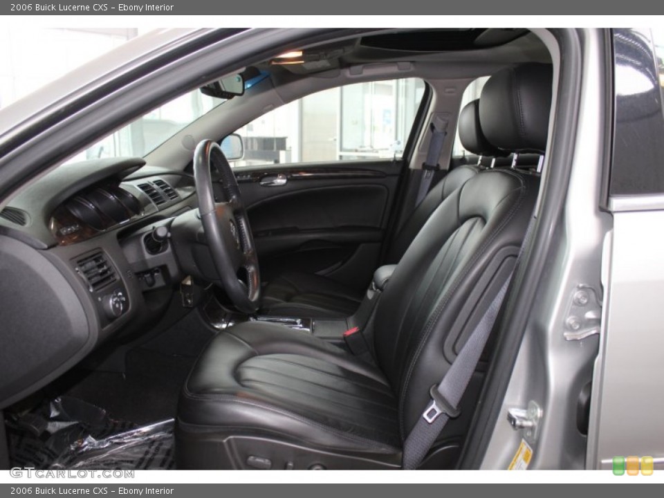 Ebony Interior Front Seat for the 2006 Buick Lucerne CXS #83315697