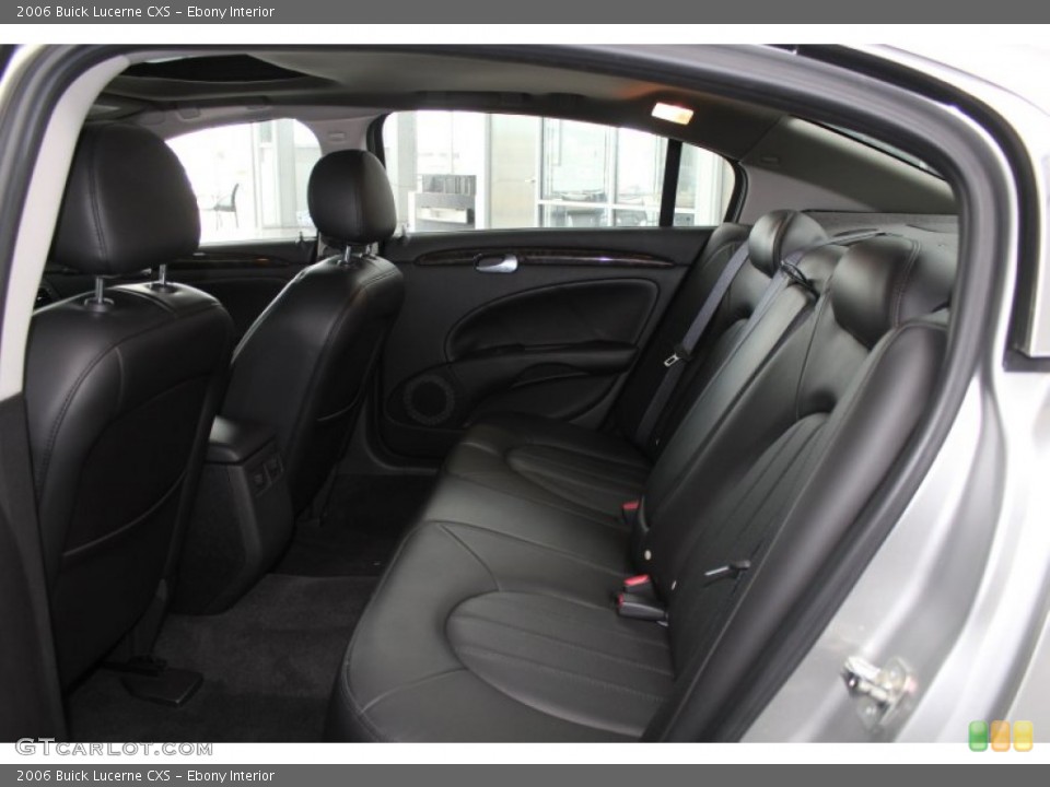Ebony Interior Rear Seat for the 2006 Buick Lucerne CXS #83315709