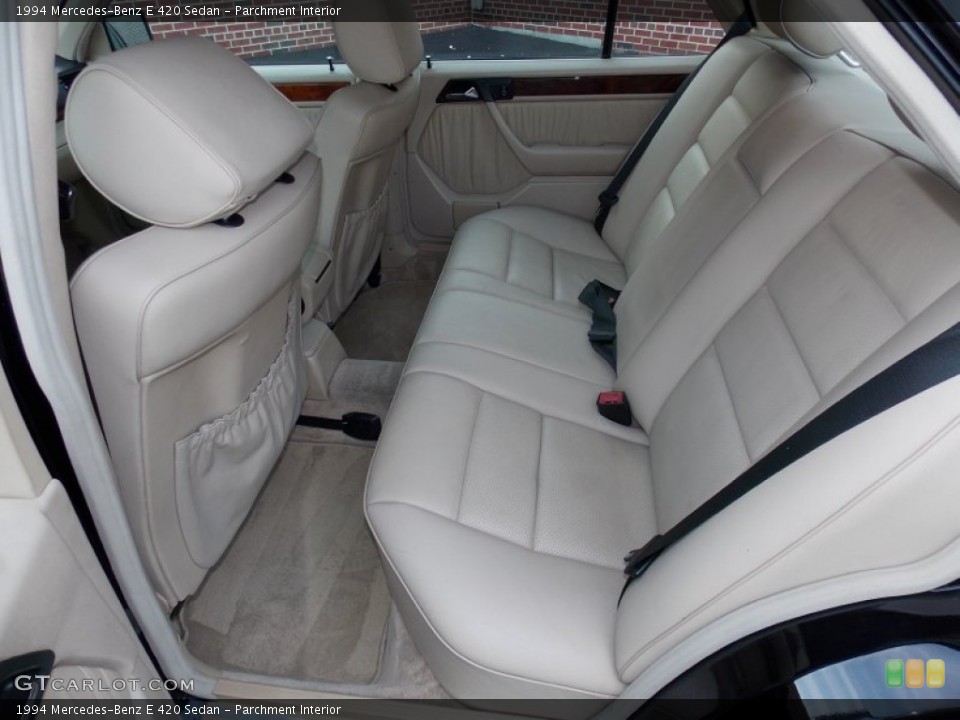 Parchment Interior Rear Seat for the 1994 Mercedes-Benz E 420 Sedan #83318092
