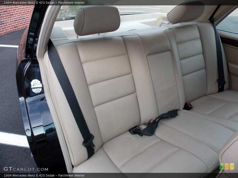 Parchment Interior Rear Seat for the 1994 Mercedes-Benz E 420 Sedan #83318215