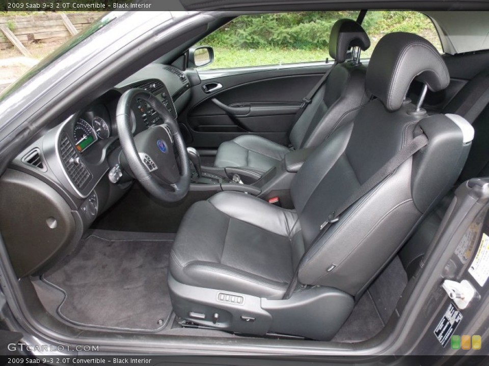 Black Interior Photo for the 2009 Saab 9-3 2.0T Convertible #83318907