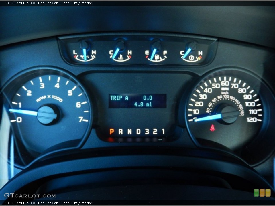 Steel Gray Interior Gauges for the 2013 Ford F150 XL Regular Cab #83319567