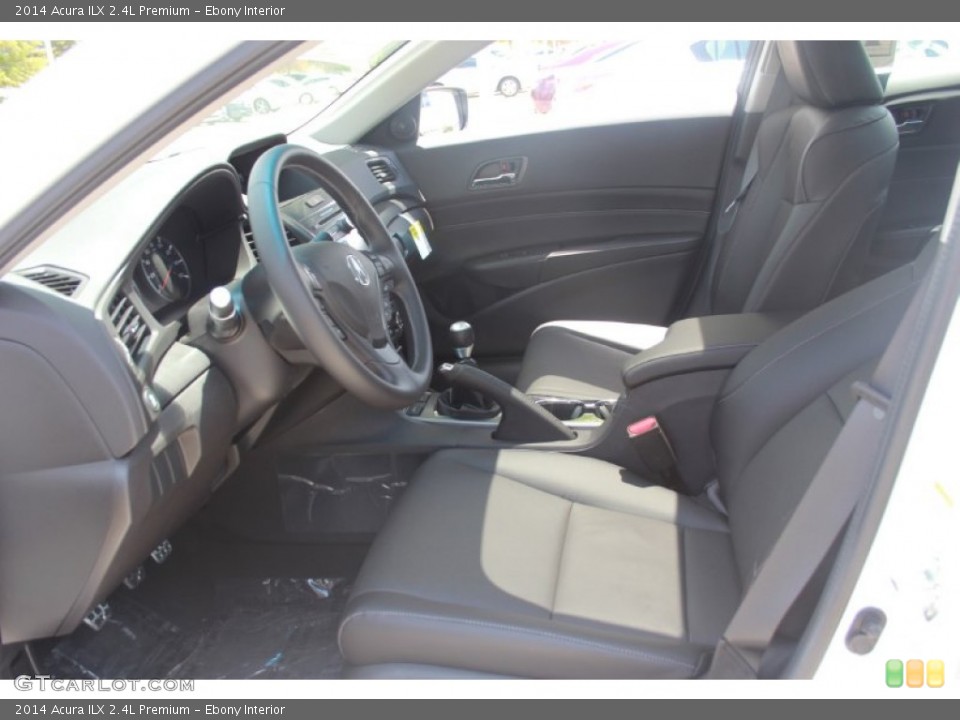 Ebony Interior Front Seat for the 2014 Acura ILX 2.4L Premium #83329288