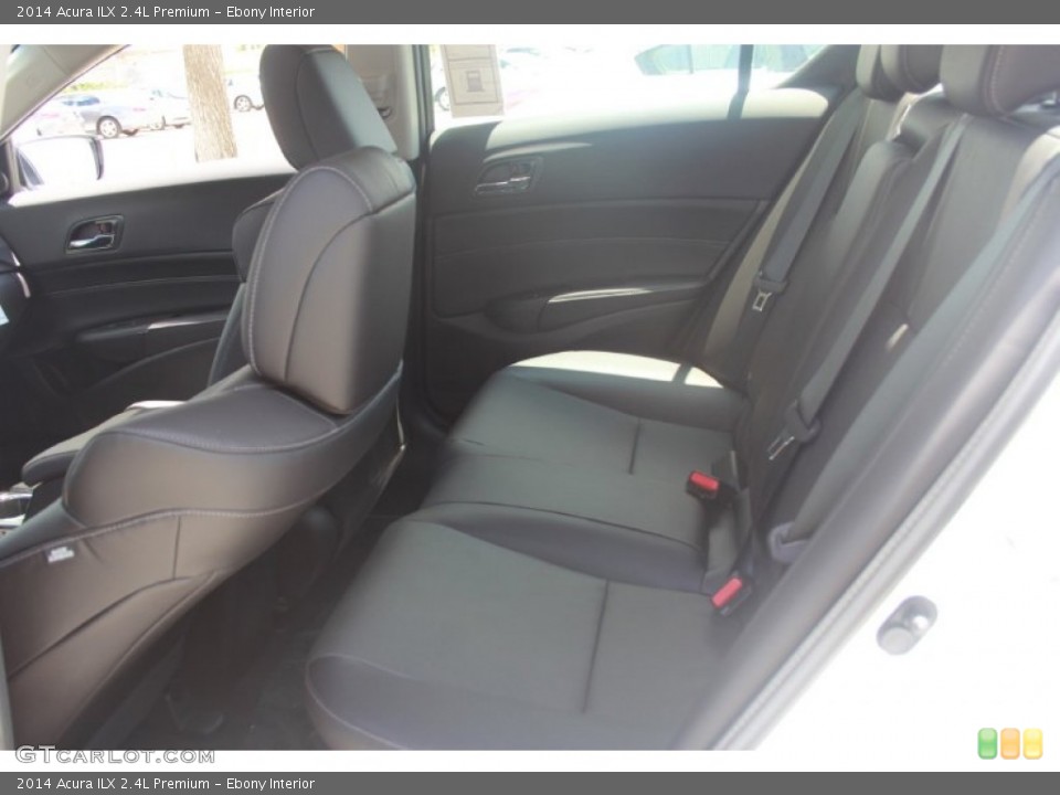 Ebony Interior Rear Seat for the 2014 Acura ILX 2.4L Premium #83329333