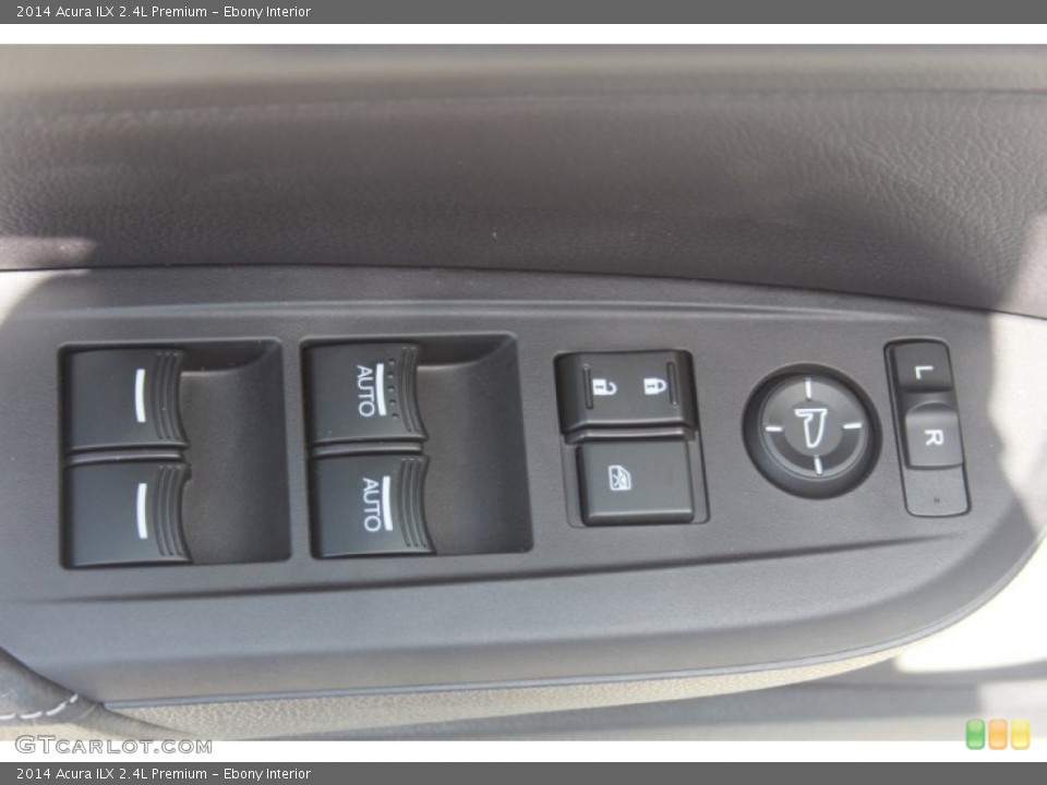 Ebony Interior Controls for the 2014 Acura ILX 2.4L Premium #83329504