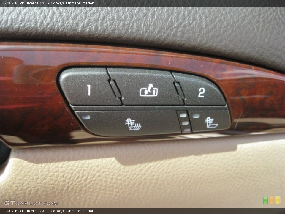 Cocoa/Cashmere Interior Controls for the 2007 Buick Lucerne CXL #83329895