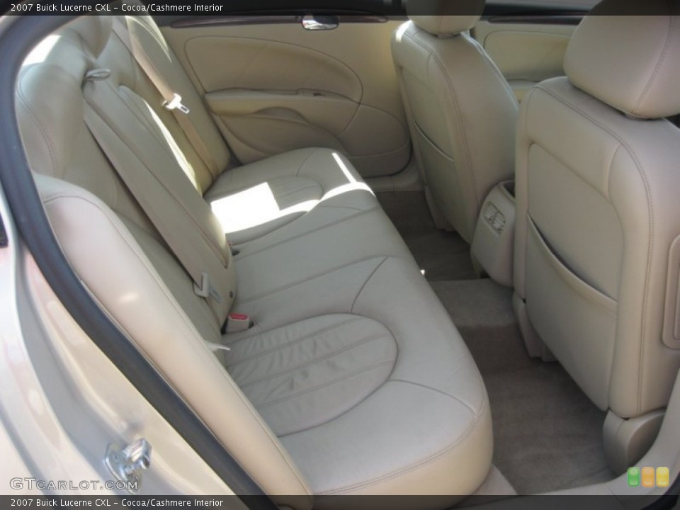 Cocoa/Cashmere Interior Rear Seat for the 2007 Buick Lucerne CXL #83330298