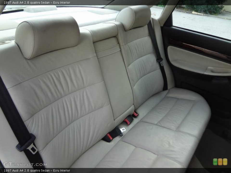 Ecru Interior Rear Seat for the 1997 Audi A4 2.8 quattro Sedan #83332936