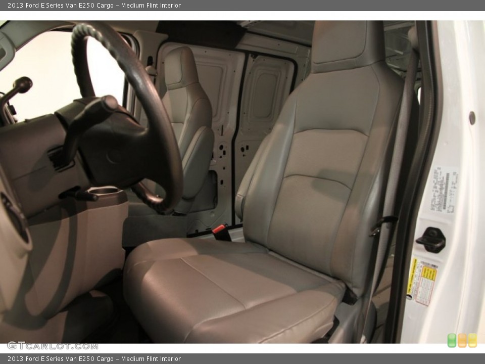 Medium Flint Interior Front Seat for the 2013 Ford E Series Van E250 Cargo #83333845