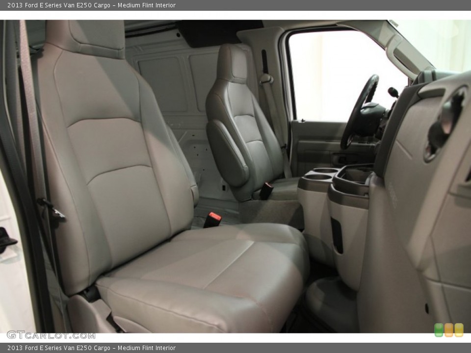 Medium Flint Interior Front Seat for the 2013 Ford E Series Van E250 Cargo #83333912