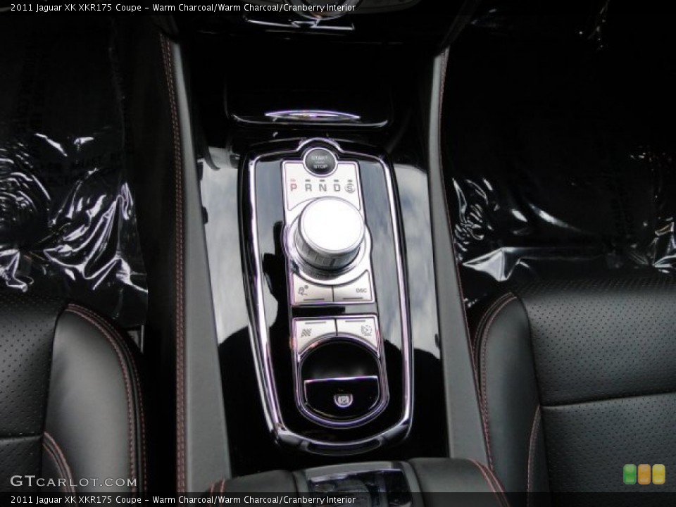 Warm Charcoal/Warm Charcoal/Cranberry Interior Transmission for the 2011 Jaguar XK XKR175 Coupe #83335113