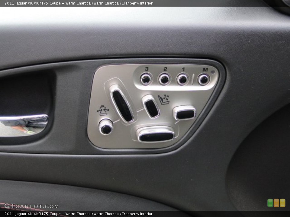 Warm Charcoal/Warm Charcoal/Cranberry Interior Controls for the 2011 Jaguar XK XKR175 Coupe #83335294