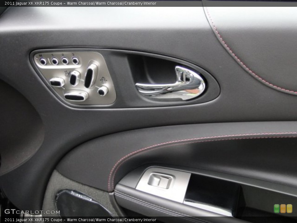 Warm Charcoal/Warm Charcoal/Cranberry Interior Controls for the 2011 Jaguar XK XKR175 Coupe #83335380