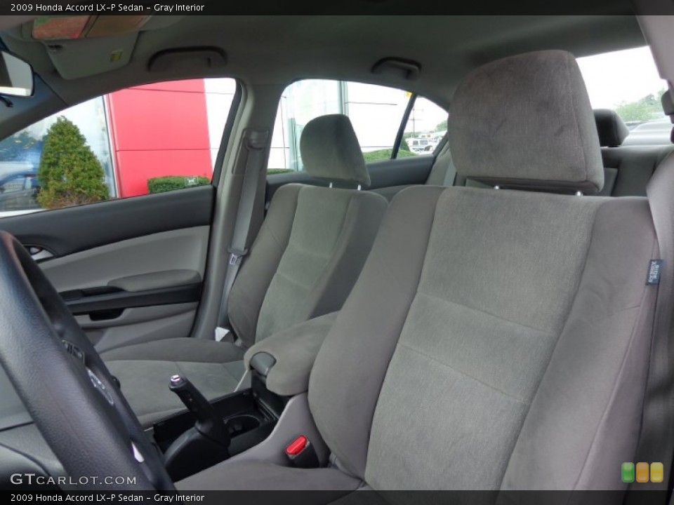 Gray Interior Front Seat for the 2009 Honda Accord LX-P Sedan #83335405