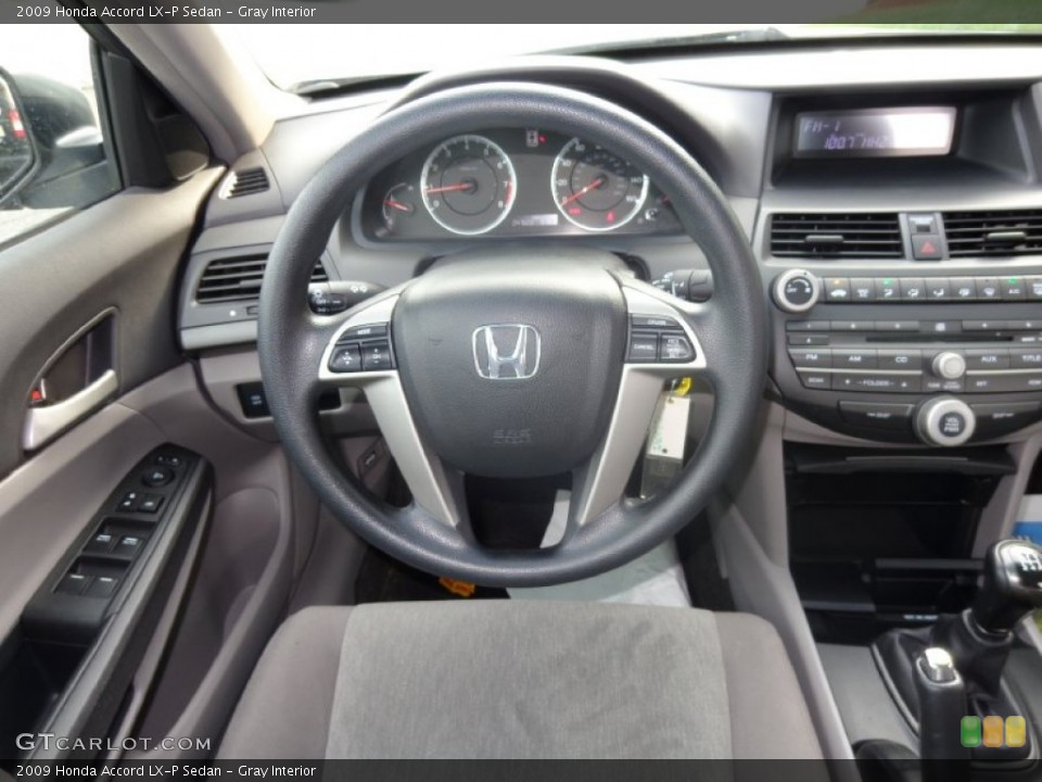 Gray Interior Dashboard for the 2009 Honda Accord LX-P Sedan #83335507