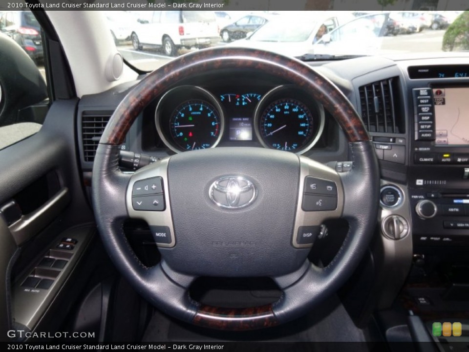 Dark Gray Interior Steering Wheel for the 2010 Toyota Land Cruiser  #83335999