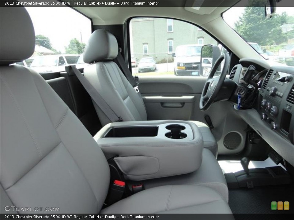 Dark Titanium Interior Photo for the 2013 Chevrolet Silverado 3500HD WT Regular Cab 4x4 Dually #83337305