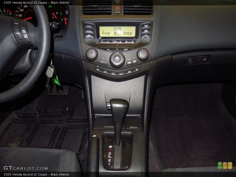 Black Interior Controls for the 2005 Honda Accord LX Coupe #83342059
