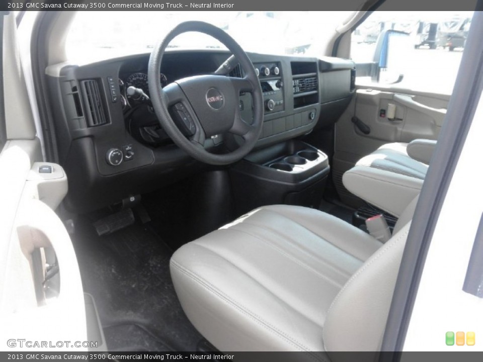 Neutral Interior Prime Interior for the 2013 GMC Savana Cutaway 3500 Commercial Moving Truck #83342815