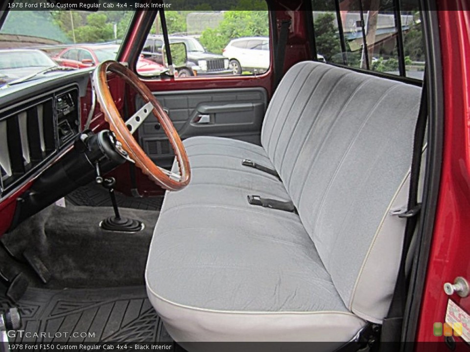 Black Interior Photo for the 1978 Ford F150 Custom Regular Cab 4x4 #83342826