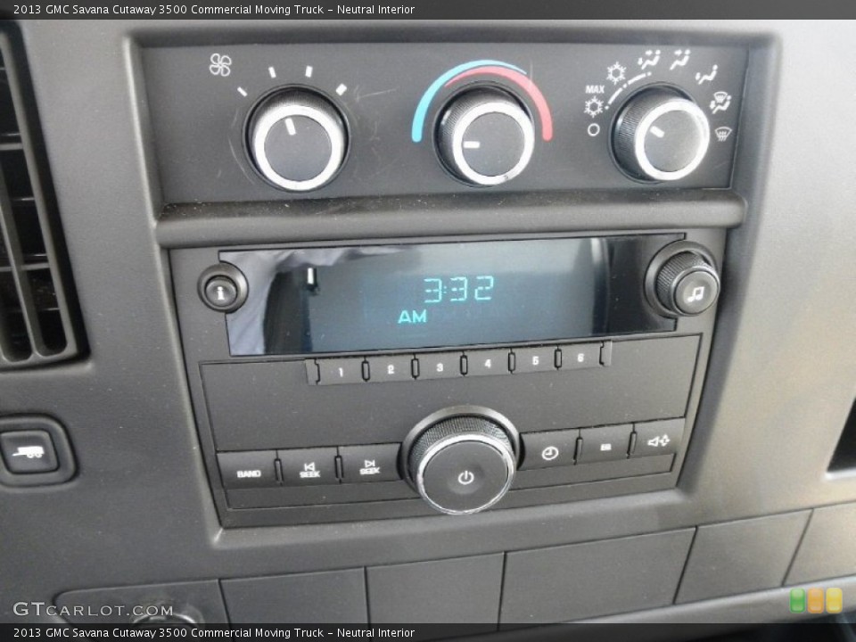 Neutral Interior Controls for the 2013 GMC Savana Cutaway 3500 Commercial Moving Truck #83342830