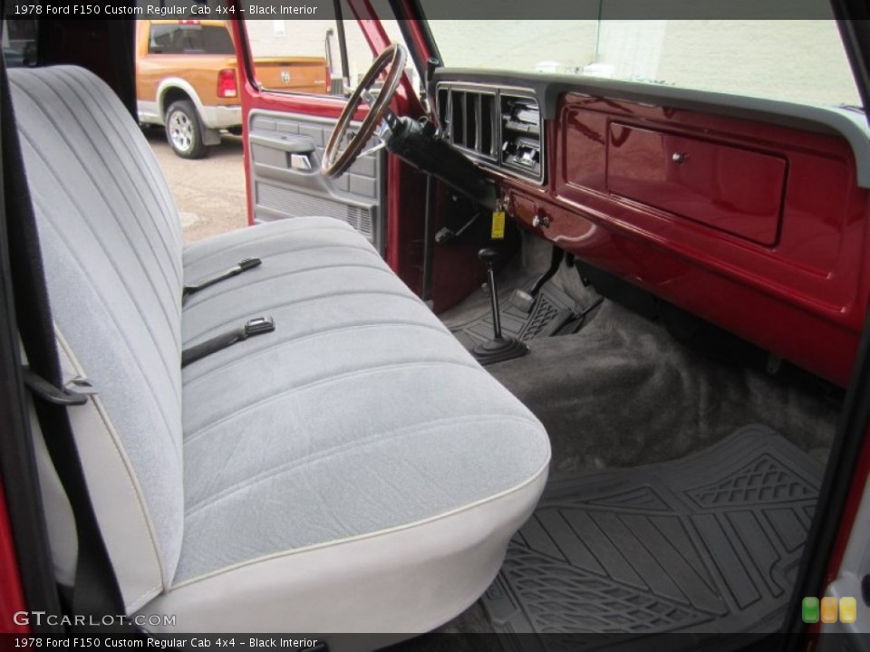 Gray Cloth Interior Front Seat For The 1978 Ford F150 Custom