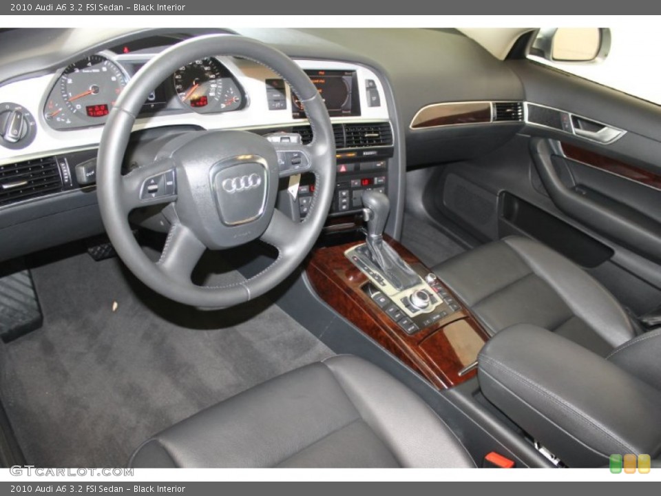 Black Interior Prime Interior for the 2010 Audi A6 3.2 FSI Sedan #83348444