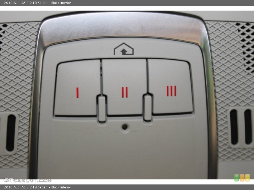 Black Interior Controls for the 2010 Audi A6 3.2 FSI Sedan #83348538