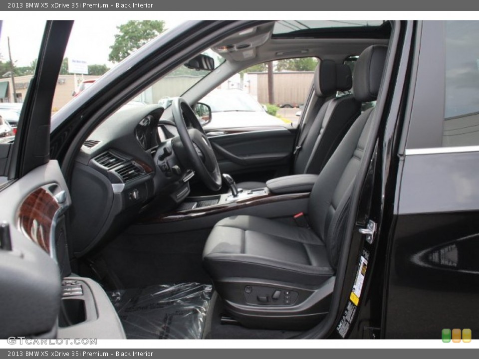 Black Interior Front Seat for the 2013 BMW X5 xDrive 35i Premium #83348591