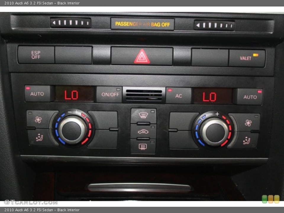 Black Interior Controls for the 2010 Audi A6 3.2 FSI Sedan #83348593