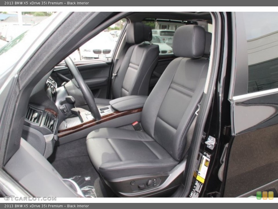 Black Interior Front Seat for the 2013 BMW X5 xDrive 35i Premium #83348605