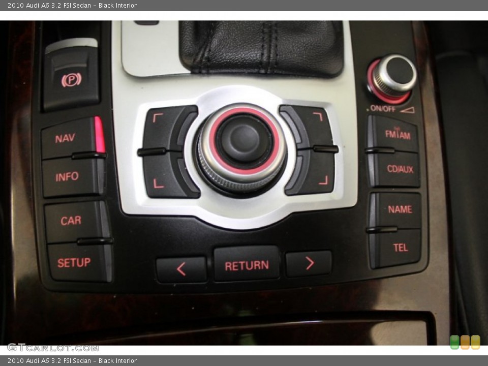 Black Interior Controls for the 2010 Audi A6 3.2 FSI Sedan #83348626