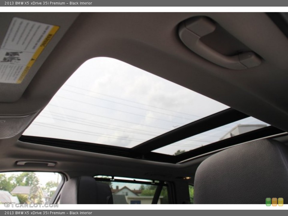 Black Interior Sunroof for the 2013 BMW X5 xDrive 35i Premium #83348734