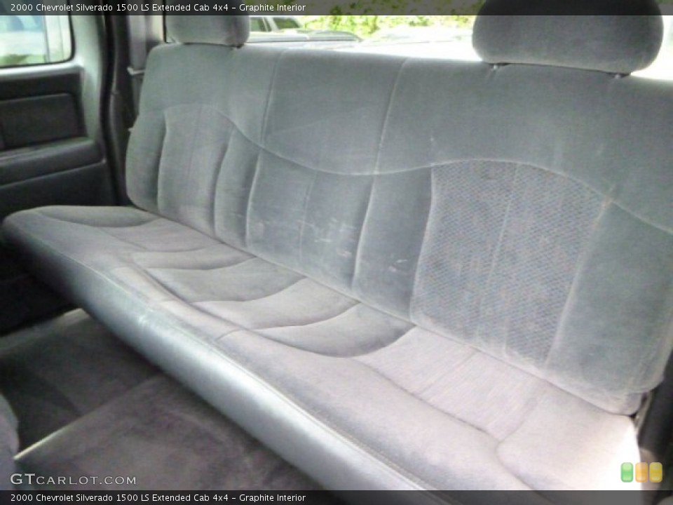 Graphite Interior Rear Seat for the 2000 Chevrolet Silverado 1500 LS Extended Cab 4x4 #83349153