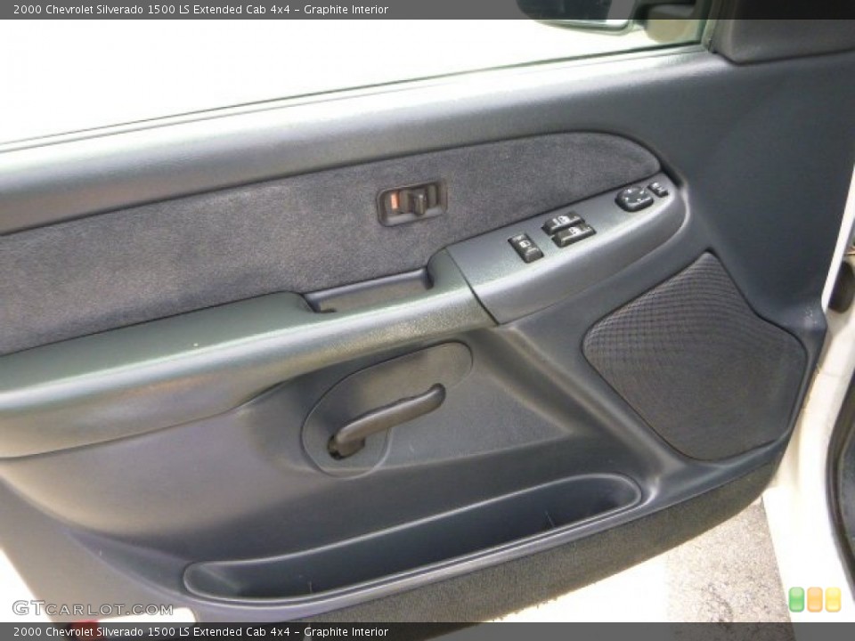 Graphite Interior Door Panel for the 2000 Chevrolet Silverado 1500 LS Extended Cab 4x4 #83349187