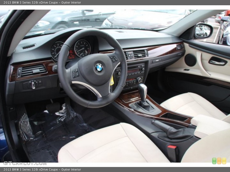 Oyster Interior Photo for the 2013 BMW 3 Series 328i xDrive Coupe #83349799
