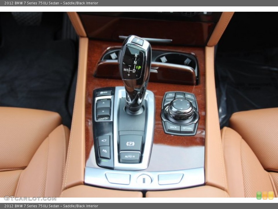 Saddle/Black Interior Transmission for the 2012 BMW 7 Series 750Li Sedan #83351221
