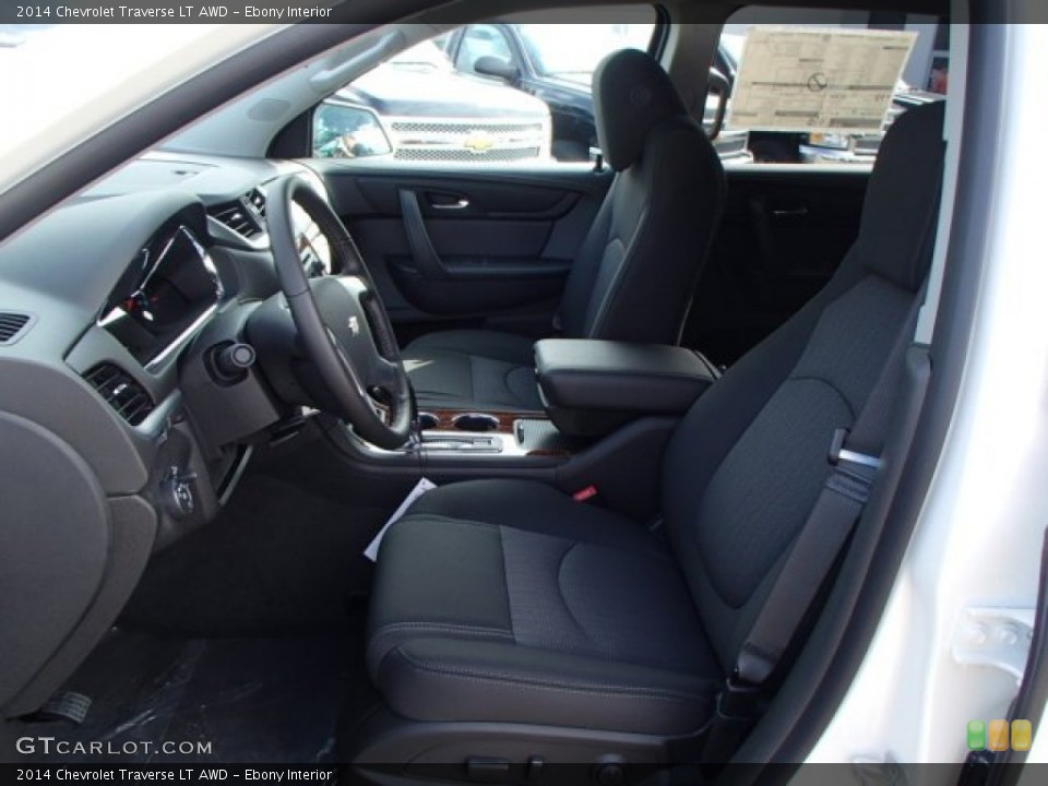 Ebony Interior Front Seat for the 2014 Chevrolet Traverse LT AWD #83351432